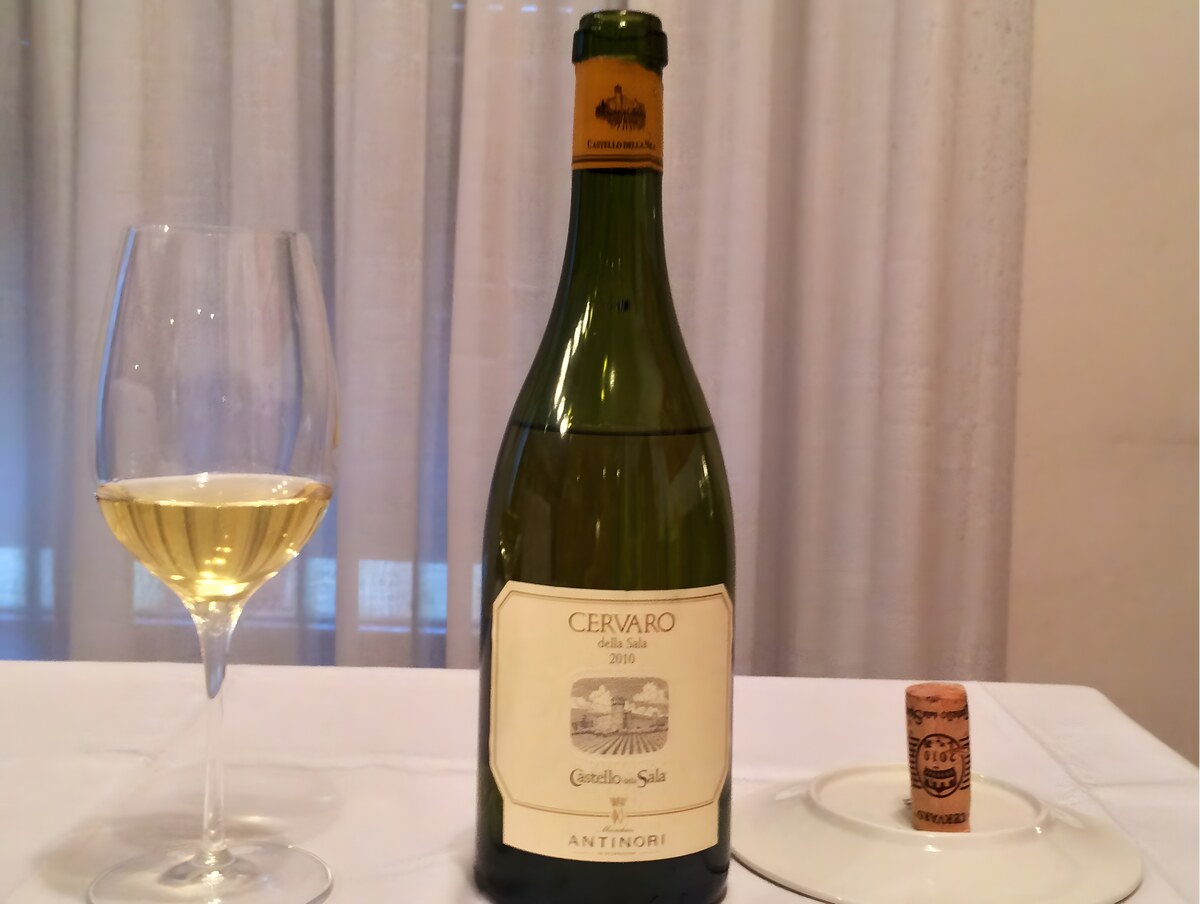Degustazione del vino Cervaro della Sala