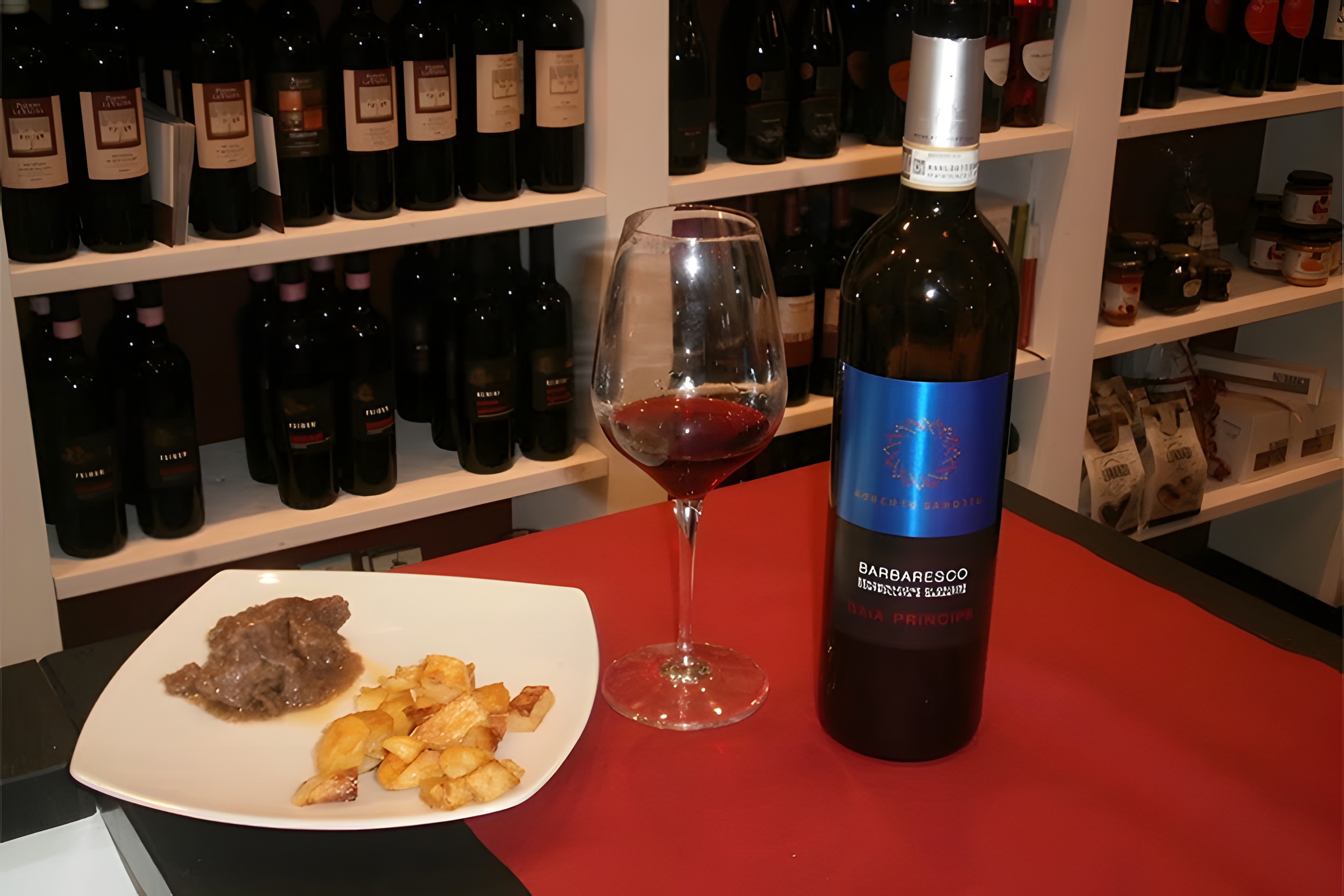 Spezzatino in bianco mit Barbaresco Gaia Principe 2013