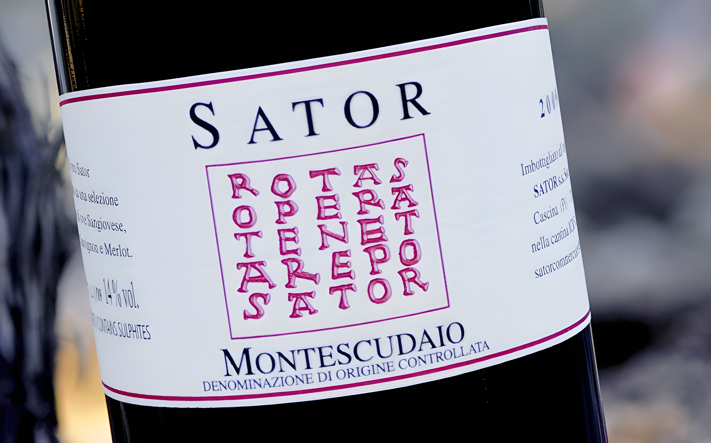 SATOR DOC Montescudaio: wisdom in the glass
