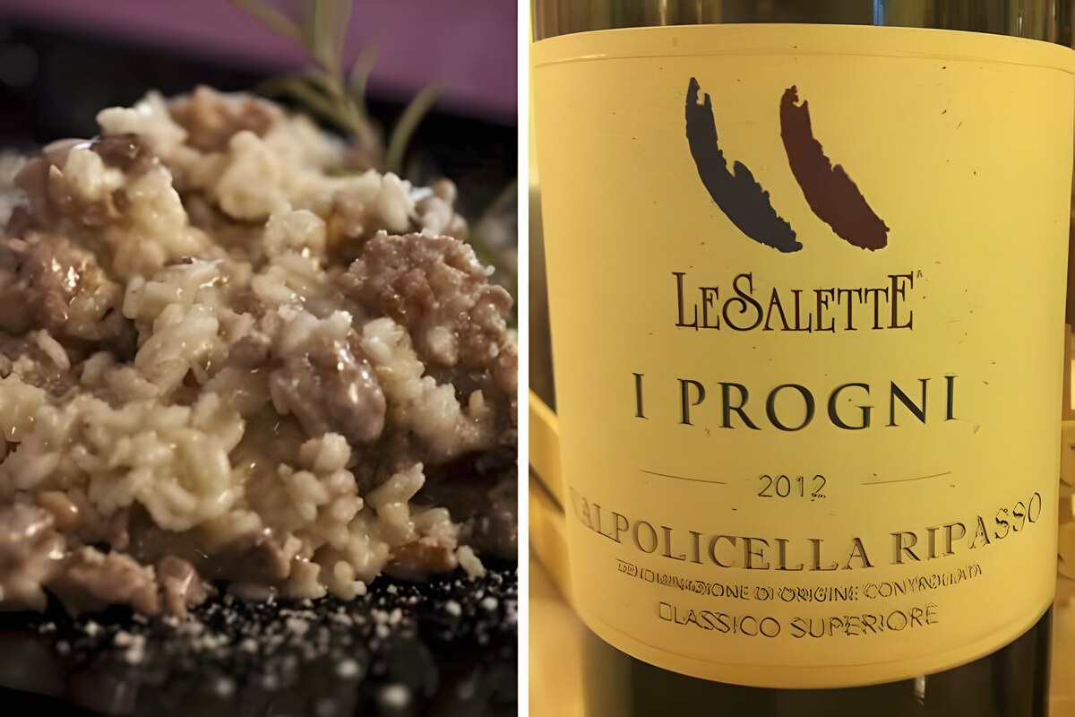 Rezept Riso Vialone Nano mit Tastasal und passendem Wein